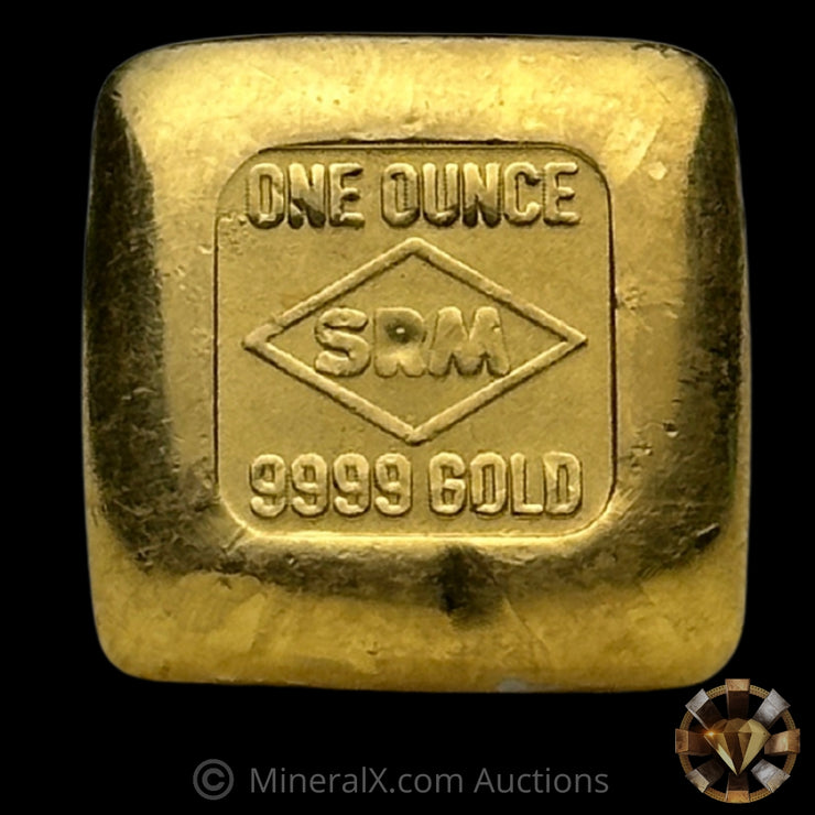 1oz SRM Stanley Robert Mitchell & Co Australia Vintage Gold Bar