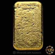 1oz Engelhard E Logo Vintage Gold Bar With Sharp Center Strike Hallmark