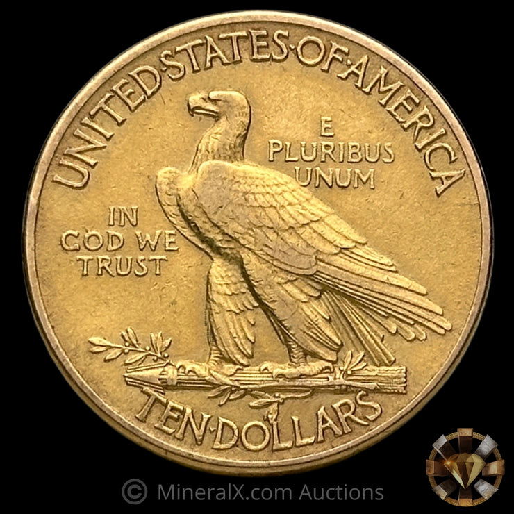 1913 (.48375oz AGW) $10 Indian Head Liberty Vintage US Gold Coin