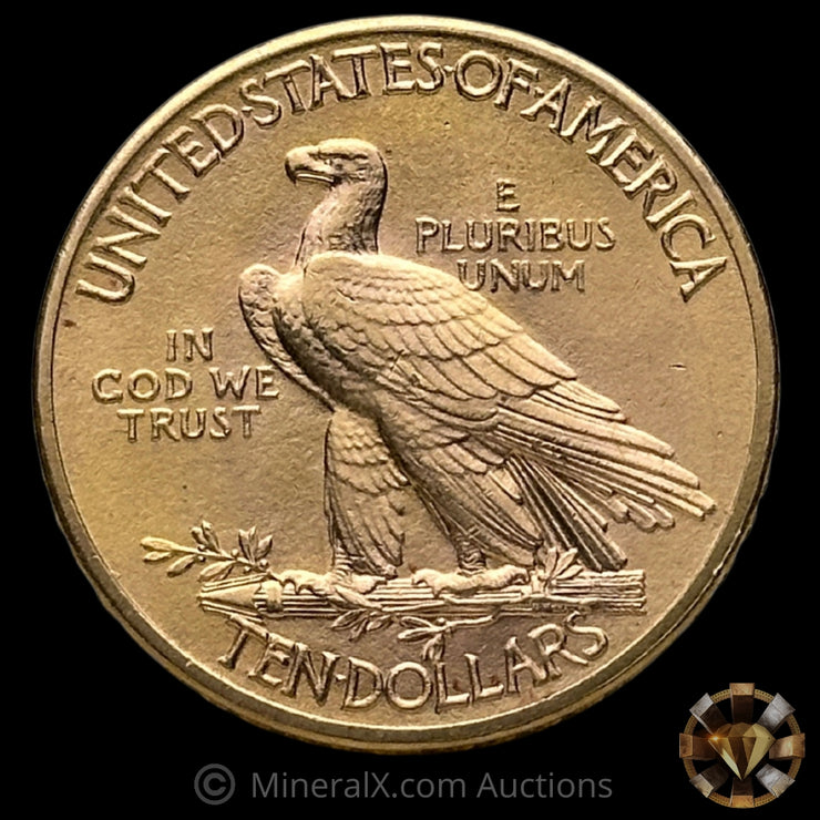 1915 (.48375oz AGW) $10 Indian Head Liberty Vintage US Gold Coin
