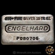 10oz Engelhard Waffleback Vintage Silver Bar
