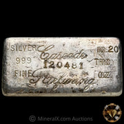 10.20oz Cascade Refining Vintage Silver Bar