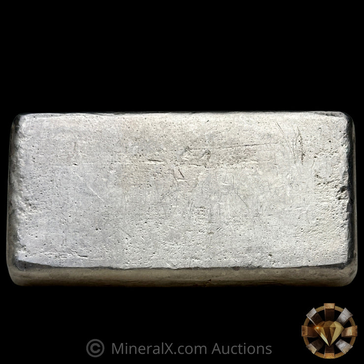 10oz Engelhard Floating Decimal Bull Logo Vintage Silver Bar