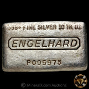 10oz Engelhard Waffle Back Vintage Silver Bar
