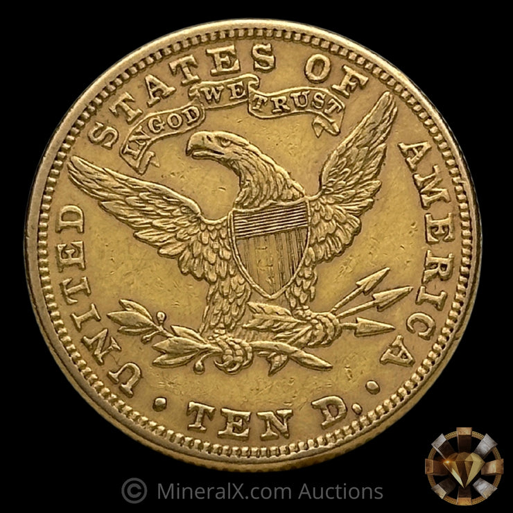 1881 (.48375oz AGW) $10 Liberty Head Vintage US Gold Coin