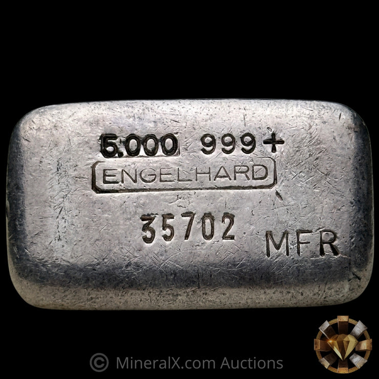 5oz Engelhard MFR Vintage Silver Bar