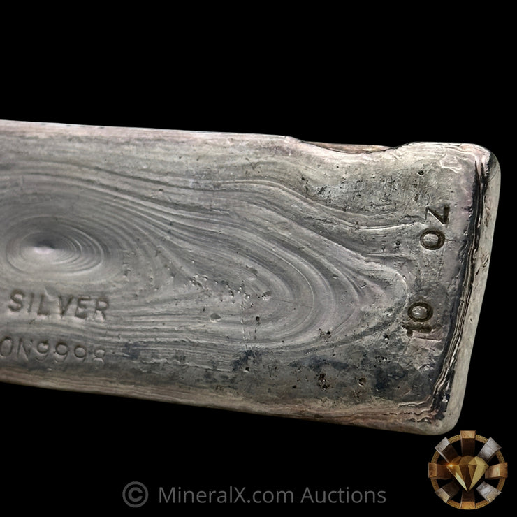 10oz Harrington Metallurgy Australia Vintage Silver Bar