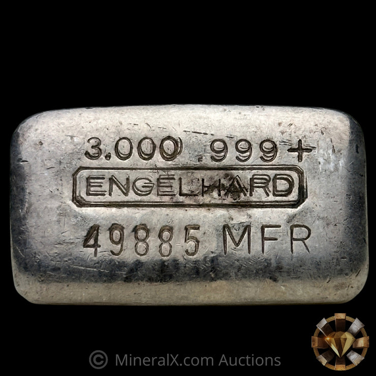 3oz Engelhard MFR Vintage Silver Bar