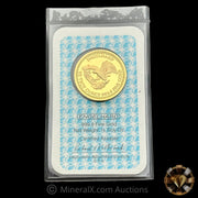 1/2oz 1985 Engelhard Proof Prospector Gold Coin Mint In Original Seal With No Staples