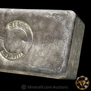 Kilo Engelhard Australia Reverse Stamp Vintage Silver Bar With Rare SILEC Counterstamp