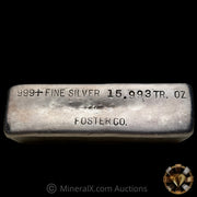 15.993oz Foster Co Vintage Silver Bar