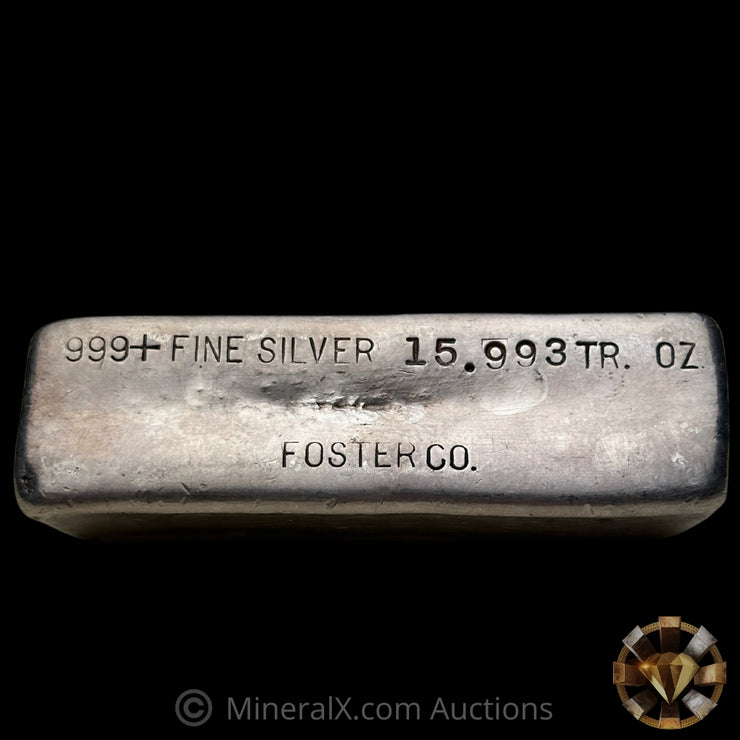 15.993oz Foster Co Vintage Silver Bar