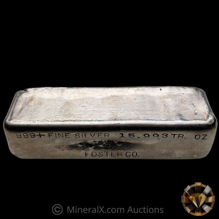 15.993oz Foster Co Vintage Silver Bar