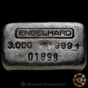 3oz Engelhard 2nd Series Top Hallmark Vintage Silver Bar