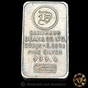 250g Deak & Co Bankhaus Vintage Silver Bar