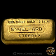5oz Engelhard Vintage Gold Bar