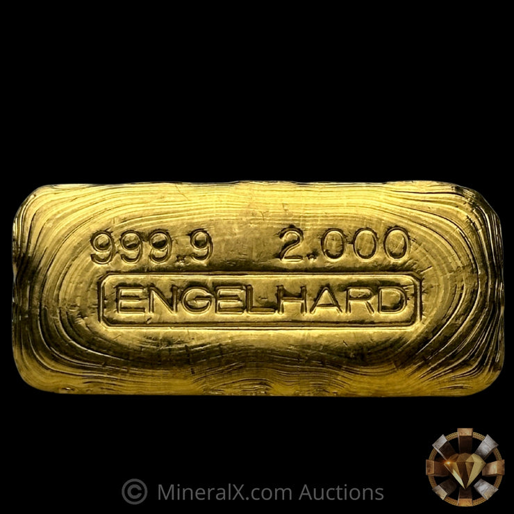 2oz Engelhard No Serial Variety Vintage Gold Bar