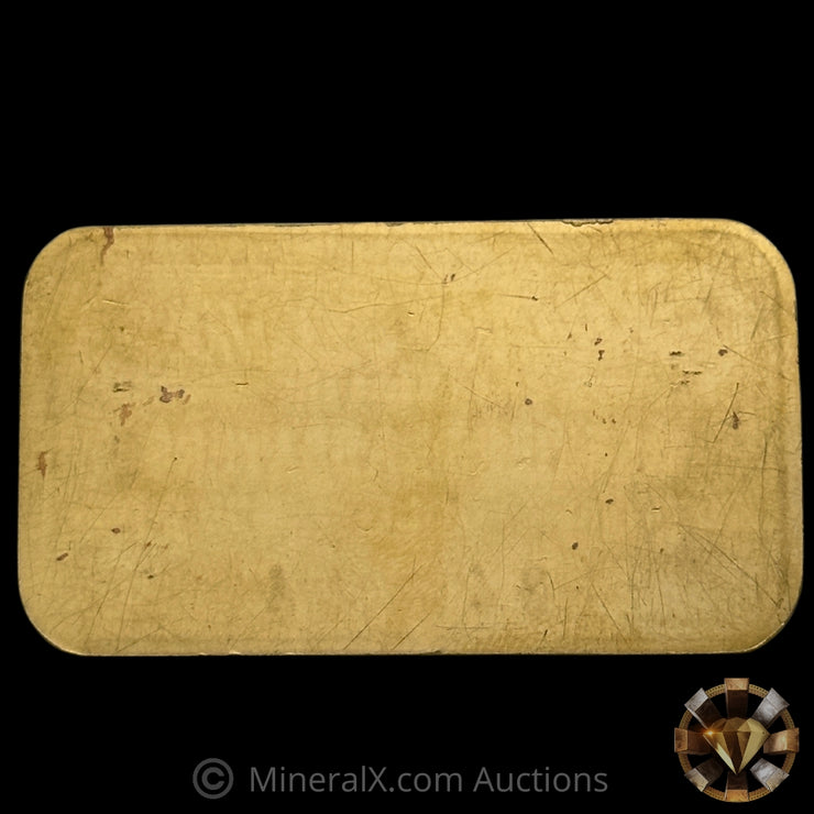 20g Engelhard Industries Vintage Gold Bar With Bull Logo Privy