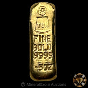 .5oz Harrington Metallurgist Rare Weight Class Vintage Gold Bar