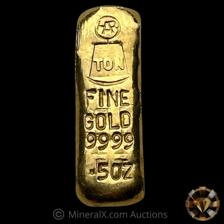 .5oz Harrington Metallurgist Rare Weight Class Vintage Gold Bar