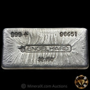32.150oz (Kilo) Engelhard 1st Series Bull Logo Curled 999 Fineness Font Variety Vintage Silver Bar