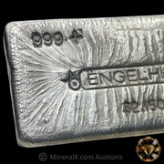 32.150oz (Kilo) Engelhard 1st Series Bull Logo Curled 999 Fineness Font Variety Vintage Silver Bar