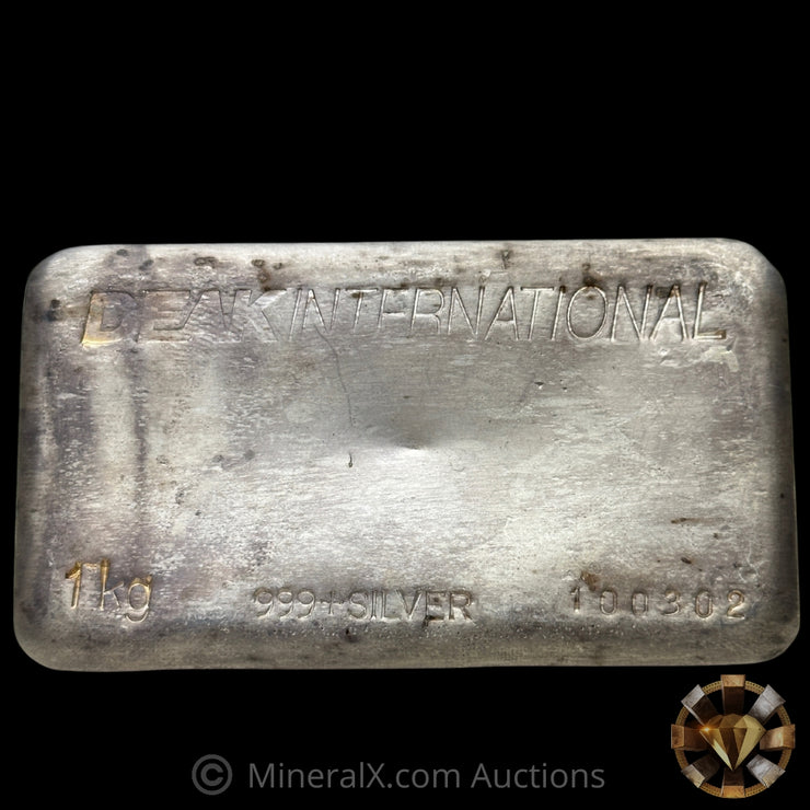 Kilo Deak International Engelhard Australia Vintage Silver Bar