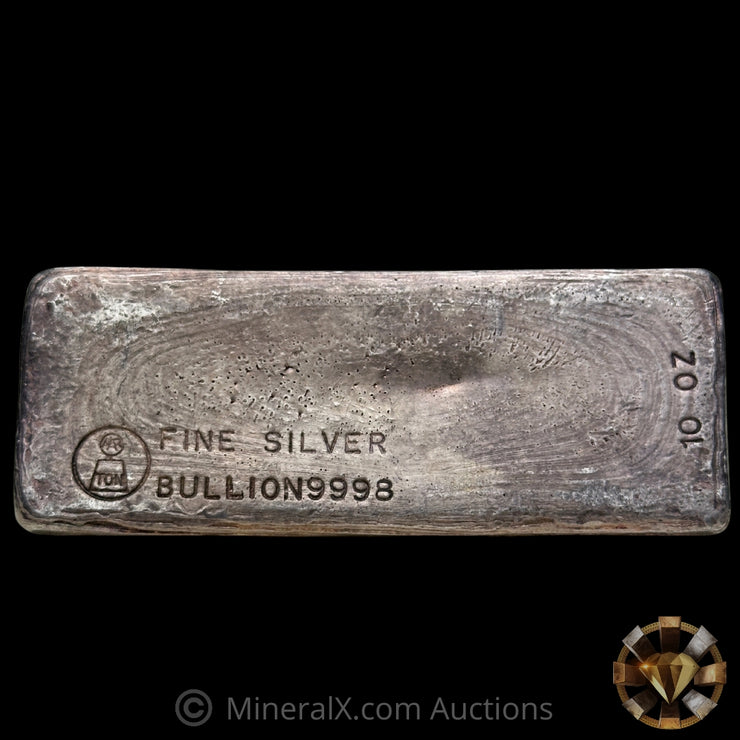 10oz Harrington Metallurgy Australia Vintage Silver Bar