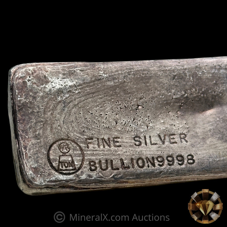 10oz Harrington Metallurgy Australia Vintage Silver Bar