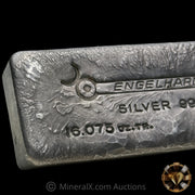 16.075oz (1/2 Kilo) Engelhard Bull Logo Poured Variety Vintage Silver Bar