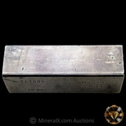 25oz Engelhard E Logo Industrial Extruded Vintage Silver Bar With Low Serial