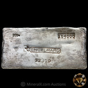 32.150oz (Kilo) Engelhard 2nd Series Bull Logo Vintage Silver Bar