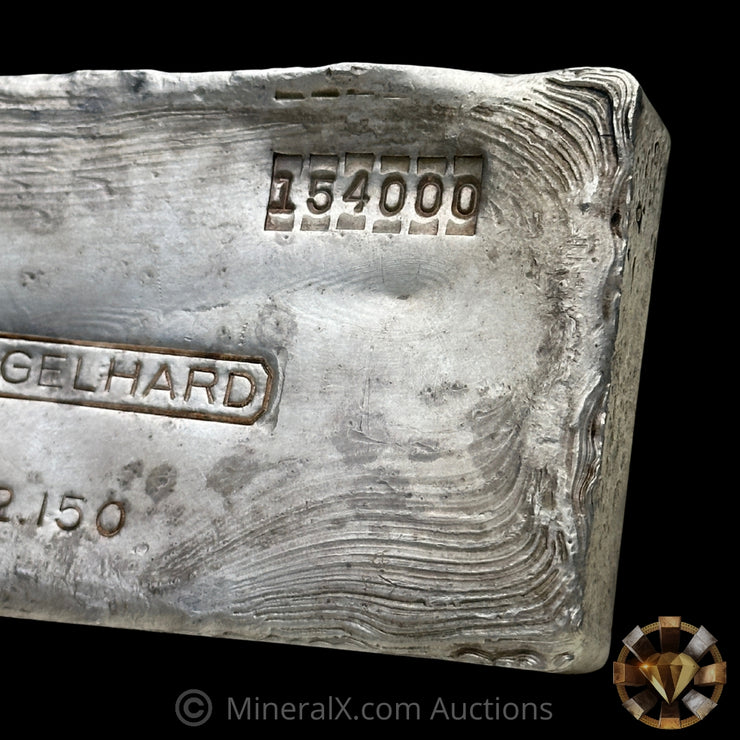 32.150oz (Kilo) Engelhard 2nd Series Bull Logo Vintage Silver Bar