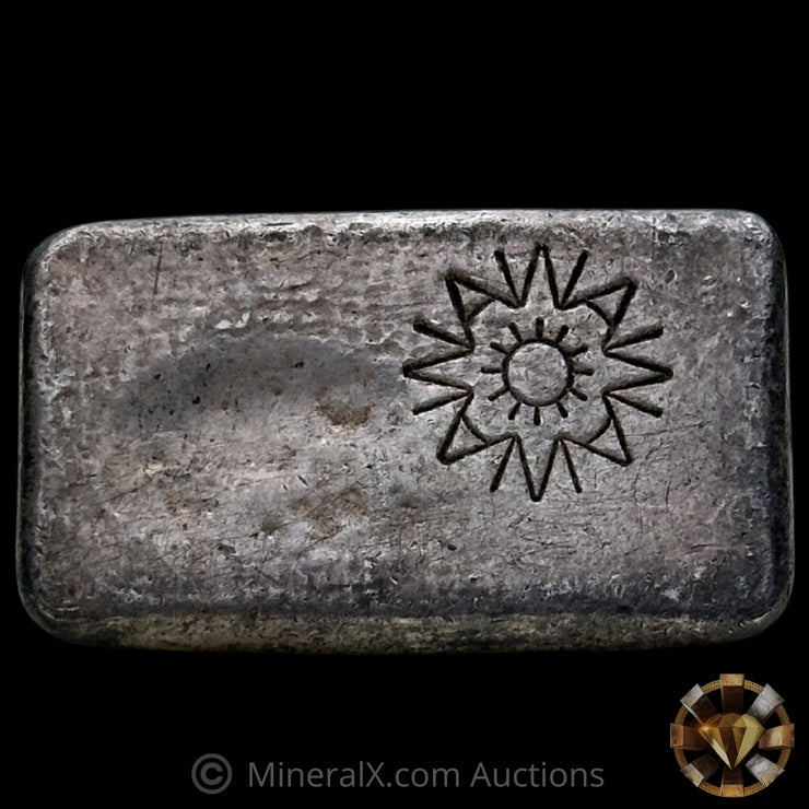 1oz Alexander Westerfall No Weight Stamp Vintage Silver Bar