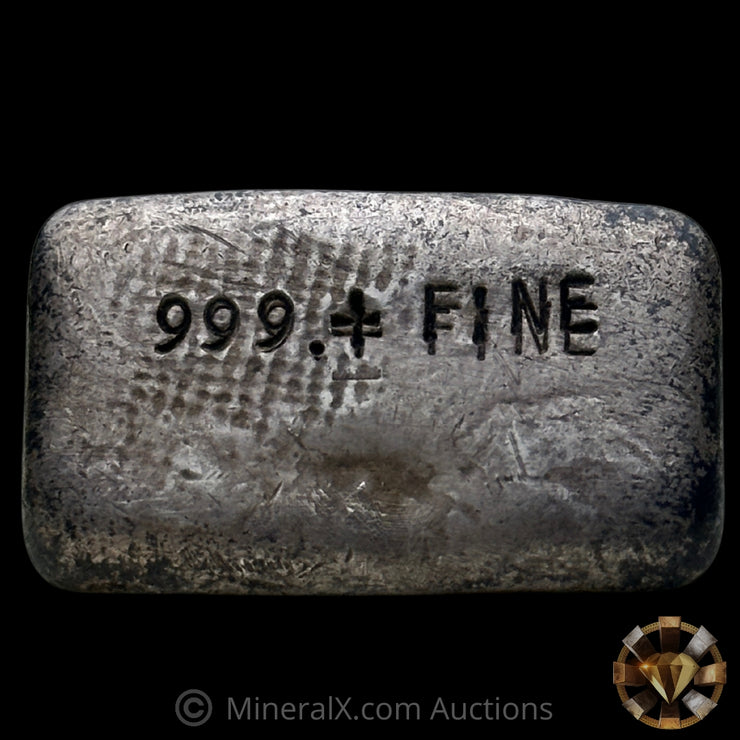 1oz Alexander Westerfall No Weight Stamp Vintage Silver Bar