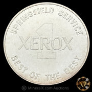 1oz Xerox Engelhard SpringField Service Best Of The Best Vintage Silver Coin
