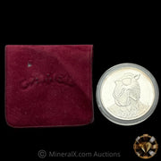 1oz 1993 Camel Vintage Silver Coin With Red Velvet Pouch