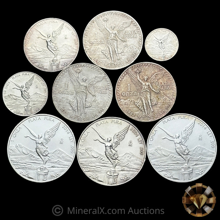 7.35oz Mexican Libertad Silver Coin Lot (Mixed Dates)