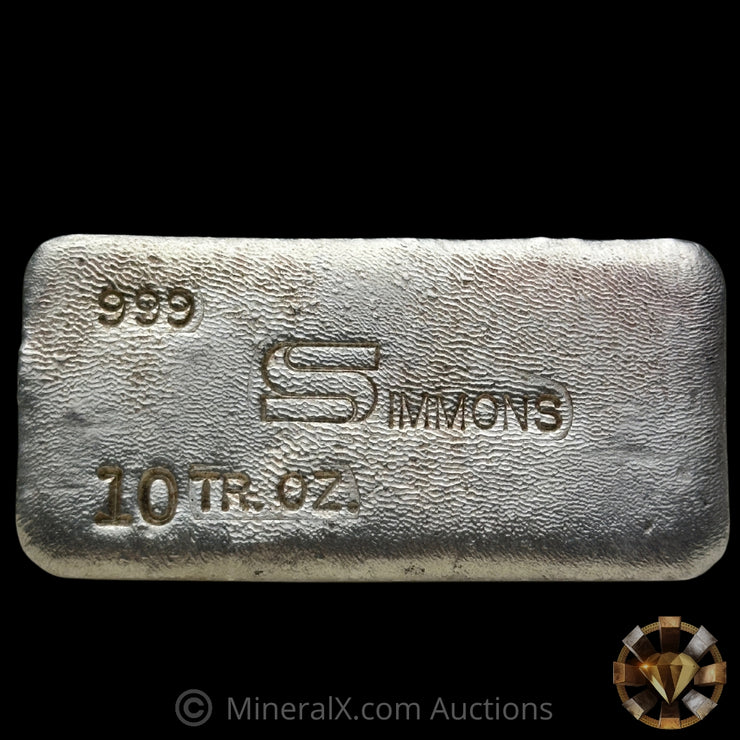 10oz Simmons Vintage Silver Bar