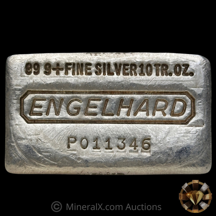 10oz Engelhard Waffleback Vintage Silver Bar