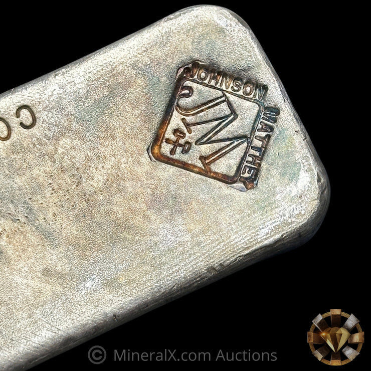 50oz JM Johnson Matthey Vintage Silver Bar