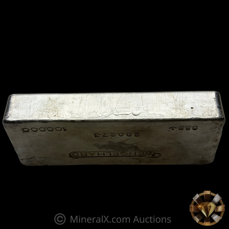 100oz Engelhard Bull Logo Vintage Silver Bar