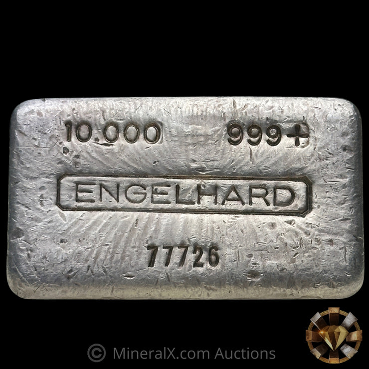 10oz Engelhard 3rd Series Wide Spacing Variety Vintage Silver Bar