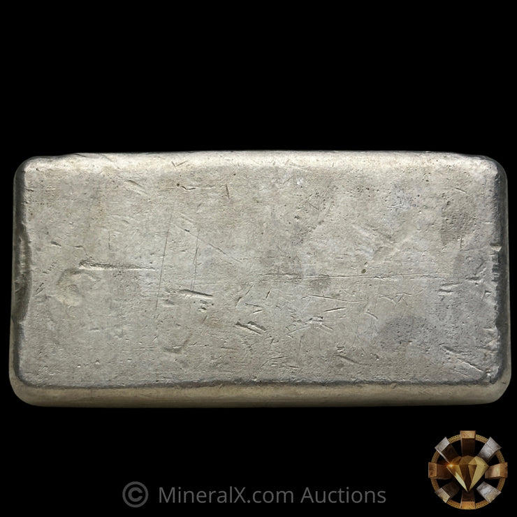 10oz Engelhard Floating Decimal Bull Logo Vintage Silver Bar