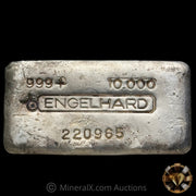 10oz Engelhard Bull Logo Vintage SIlver Bar