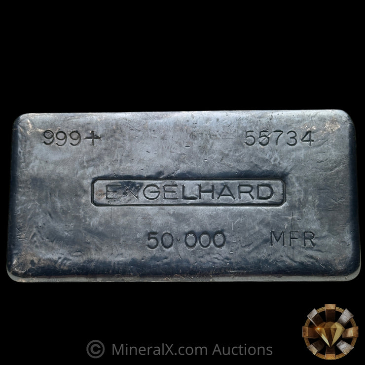 50oz Engelhard MFR Vintage Silver Bar