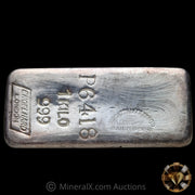 Kilo Engelhard London Vintage Silver Bar With Mocatta & Goldsmid Counterstamp
