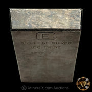 100oz Engelhard E Logo First Generation Extruded Industrial Vintage Silver Bar