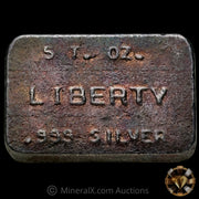 5oz Liberty Vintage Silver Bar