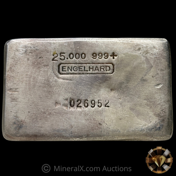 25oz Engelhard 0 Leading Second Series Vintage Silver Bar